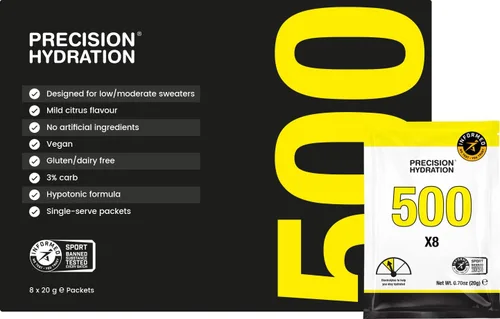 Vista 8 de Precision Hydration Polvo de electrolitos, sin ingredientes artificiales, paquetes de hidratación multifuerza, porciones individuales impermeables