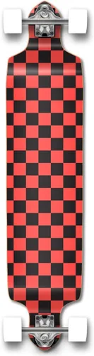 Vista 7 de Longboard Yocaher con diseño pintado para alta velocidad Azul