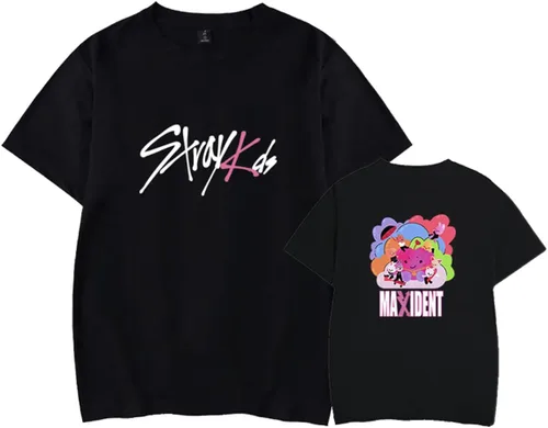 Vista 7 de Xkpopfans Kpop SKZ Straykids Maxident Merch - Camiseta unisex Felix Minho