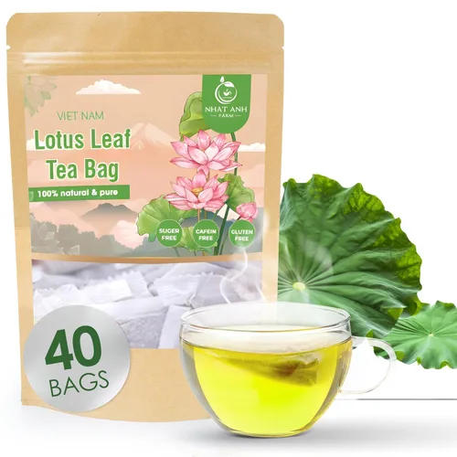 Vista 8 de NHAT ANH FARM - Bolsas de té de hoja de laurel premium, 40 bolsas de té, hoja de laurel seca 100% natural, té de hierbas naturalmente dulce, sin