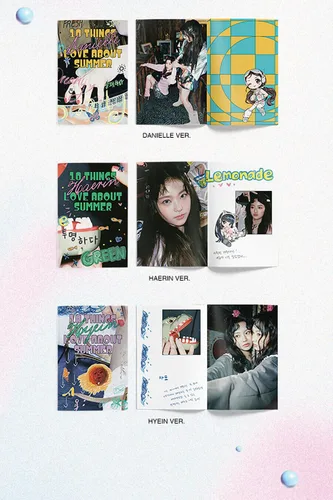 Vista 3 de BOLSA DE PLAYA BUNNY Ver. NEWJEANS GET UP 2º EP Álbum HAERIN Ver. K-POP SELLADO