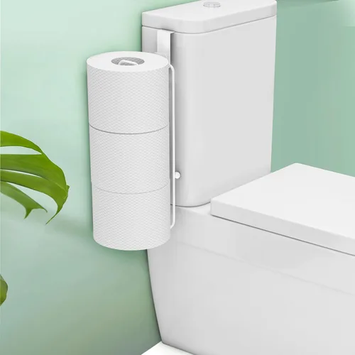 Vista 16 de Conworld Soporte de Papel Higiénico Dorado de Níquel Cepillado para 3 Rollos de Papel Higiénico, 1 Paquete Almacenamiento de Papel Higiénico de Baño