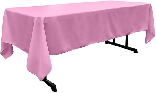 Vista 68 de New Creations Fabric & Foam Inc - Mantel rectangular de popelina de poliéster de 60 pulgadas de ancho por 120 pulgadas de largo. (Avocado)