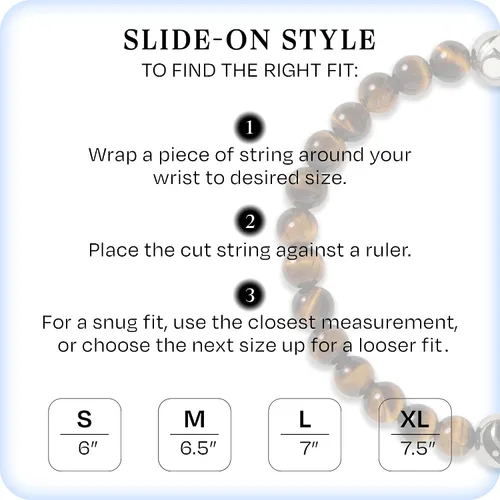 Vista 4 de Lokai Gemstone Beaded Bracelet for Women & Men, Stone & Metal Collection - Crystal & Gemstone Jewelry Fashion Bracelet Slides-On for Comfortable Fit