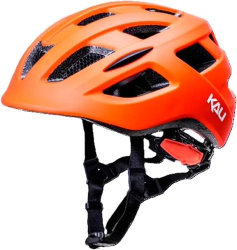 Vista 6 de Kali Protectives Central Urban Bike Helmet – Commuter Cycling Helmet with Integrated Rear Light, Dial Fit Adjustment System