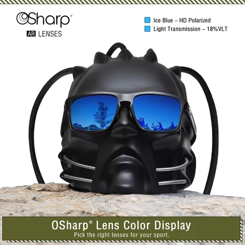 Vista 5 de OSharp Lentes de repuesto de rendimiento Nosepads para gafas de sol Oakley Turbine OO9263