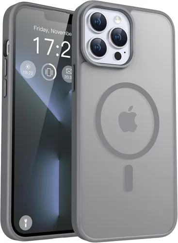 Vista 107 de Funda para teléfono Google Pixel 9 Pro XL, Compatible con Magnético, Protección contra Caídas de Grado Militar Translúcida Mate Resistente a Golpes