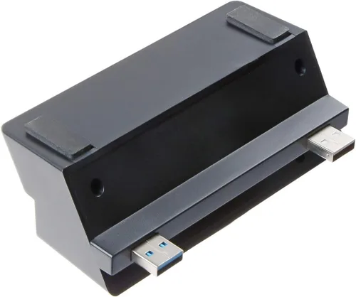 Vista 6 de Hub USB de 5 puertos para PS4 Slim solamente, VSEER USB 3.02.0 Cargador de alta velocidad Controlador Divisor Expander para PS4 Slim