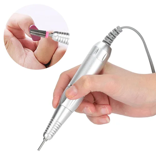 Vista 2 de Pluma eléctrica del taladro del clavo 35000rpm para la máquina, reemplazo portátil de la manija de la aleación de aluminio, pieza de mano