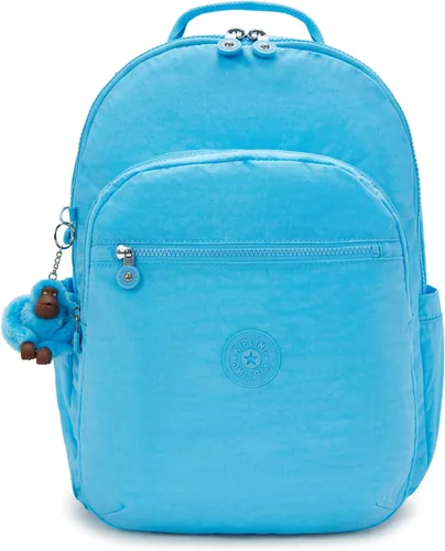 Vista 102 de Mochila Kipling Seoul extra grande para laptop de 17", Grande True Blue Tonal 2