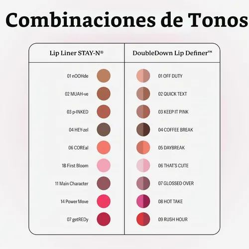 Vista 13 de Sacheu Lip Liner STAY-N Peel Off - Juego de manchas de labios, paquete de 3