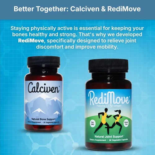 Vista 11 de Calciven - Suplemento Natural para el Apoyo Óseo - Sin GMO, Sin Gluten