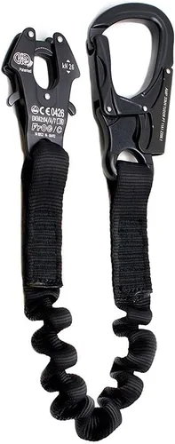 Vista 8 de Fusion Tactical ProGlide - Cordón elástico de 4 pies con grillete de rana Kong, 23 kN, negro, 48 pulgadas