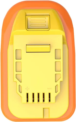 Vista 4 de 1 adaptador para herramientas inalámbricas DeWalt 20v MAX XR funciona con baterías Ridgid de 18 V (no avanzadas), solo adaptador
