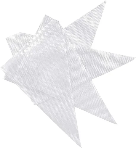 Vista 3 de Juego de 100 bolsas de pastelería desechables para decoración de tartas, bolsa de pastelería gruesa para decoración de pasteles, bolsas