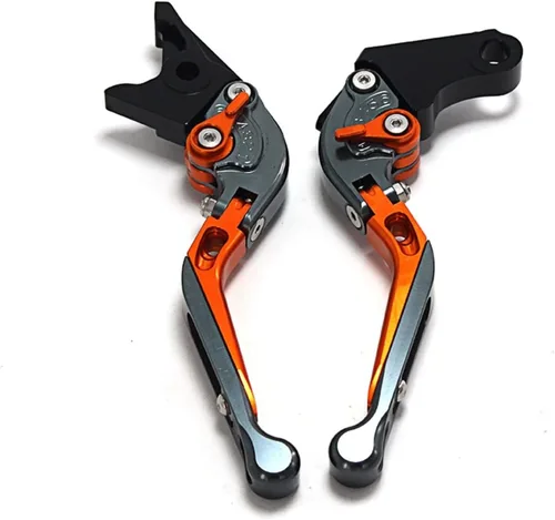Vista 20 de Bajaj Dominar 400 2017-2018 Accesorios de motocicleta CNC aluminio plegable extensible palanca de embrague de freno
