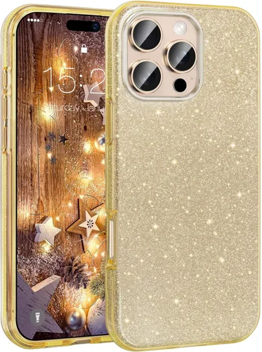 Vista 71 de MATEPROX - Funda compatible con iPhone Air de 6.5' [2025], carcasa protectora de 3 capas con purpurina brillante y tendencia, anti-arañazos y a