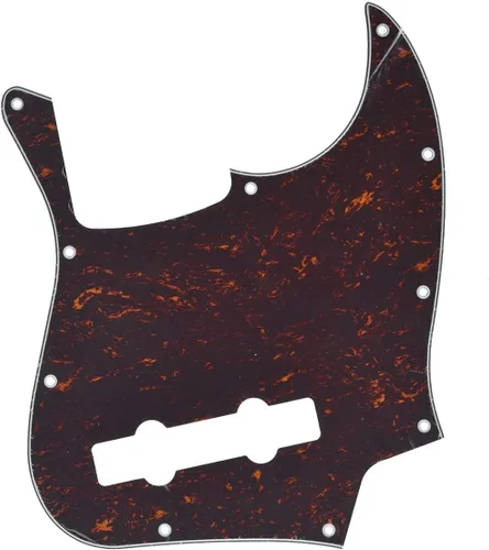 Vista 12 de Dopro Guardabarros de 5 cuerdas para Bajo Jazz J, placa de rayado, perla de abulón para Bajo Jazz Fender de 5 cuerdas EE. UU./México