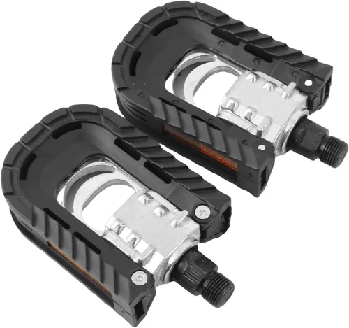 Vista 6 de Pedal plegable, 1 par de pedales plegables dobles para bicicleta de carretera, accesorio de bicicleta plegable