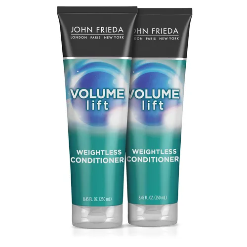 Vista 6 de John Frieda Volume Lift - Acondicionador sin peso, acondicionador voluminizador ligero con tecnología Air-Silk para cabello fino o plano, añade