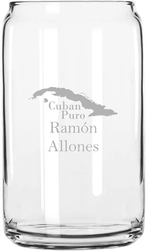 Vista 11 de Romeo y Julieta Cuban Cigar Temático Grabado 16oz Latas Vaso