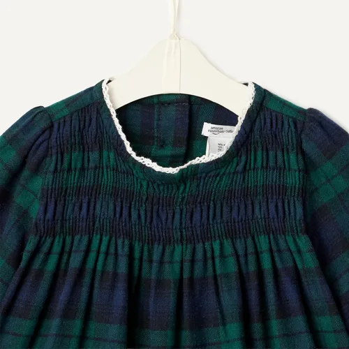 Vista 4 de Tienda Essentials x Sofia Grainge - Conjunto de franela de manga larga para bebés y niñas