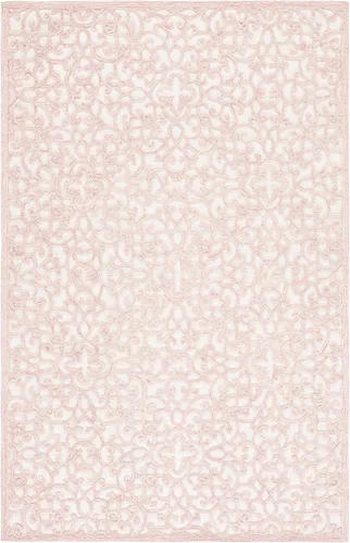Vista 21 de SAFAVIEH Trace Collection - Alfombra decorativa de 2 x 3 pies, marrón y marfil, lana hecha a mano, ideal para zonas de alto tráfico en entrada, sala