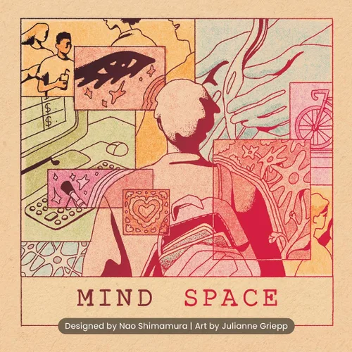 Vista 2 de Allplay Mind Space - Juego de mesa Polyomino Roll & Write, 30 minutos, 1-5