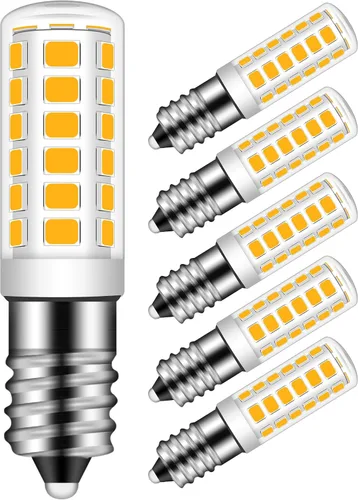 Vista 9 de E12 LED Bulb 2W Equivalent to 20W 25W Halogen Bulb Warm White 3000k, 2 Pcs