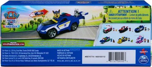Vista 7 de Paw Patrol: Search & Rescue, Chase Rescue Cruiser Vehicle with 2 Figures