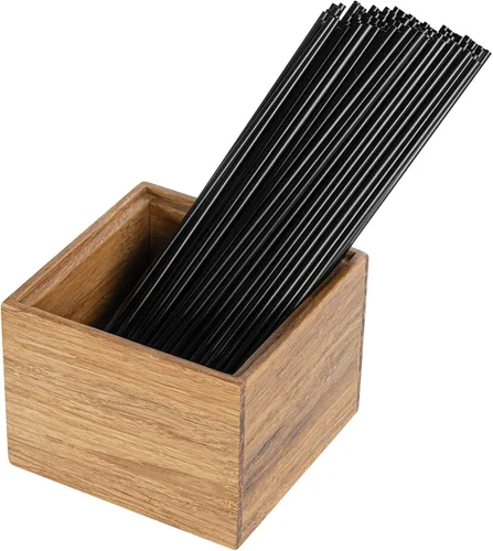 Vista 6 de Restaurantware -Eco Display Contenedor de condimentos de bambú de 13 x 6.5 x 3 pulgadas, 1 caja de especias profundas, extragrande, no se astilla
