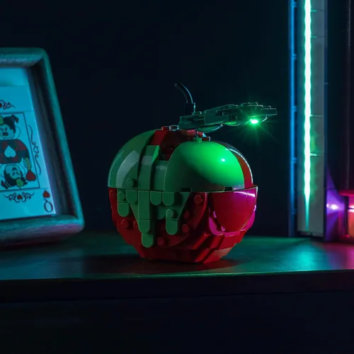 Vista 4 de BrickBling Iluminación LED compatible con iconos de Lego Villain, luz creativa compatible con Lego 43227 (solo luces, sin modelo)