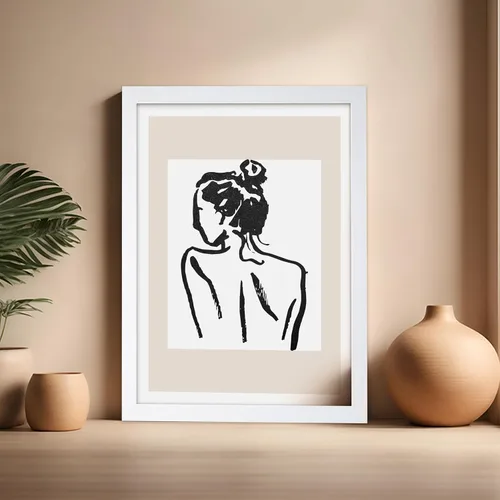 Vista 91 de Poster Master Faces Poster - Retro Women Print - Portrait Art - Sketch Illustration - Abstract Artwork - Woman Design - Chic Boho Design - Great