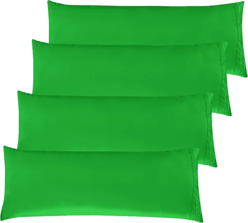 Vista 17 de Elegant Comfort Fundas de almohada sólidas de microfibra de alta calidad hotelera, tejido suave, resistente a las arrugas y a las manchas, fácil