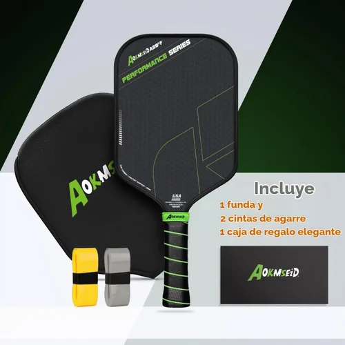 Vista 7 de Sport AKS Carbon Fiber PickleballPaddle USAP Approved Paddles Set