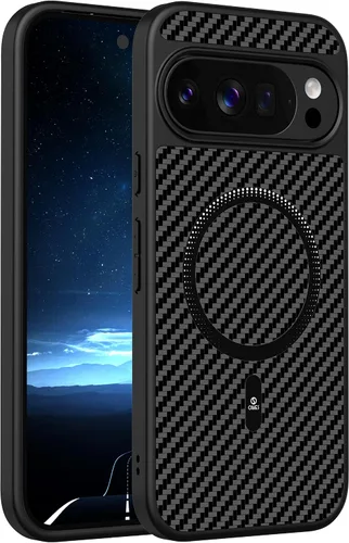 Vista 9 de ONES Funda delgada para iPhone 8 Plus / 7 Plus, cubierta de patrón de fibra de carbono, funda protectora a prueba de golpes con diseño minimalista