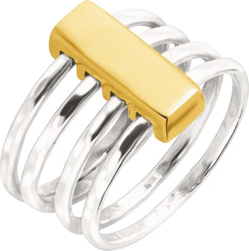 Vista 2 de Silpada 'Agility' Ring in Sterling Silver and Brass
