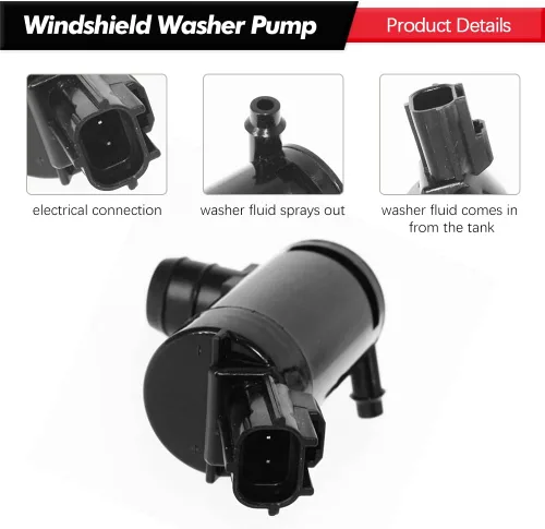 Vista 4 de Bomba de Limpiaparabrisas con Retén de Reemplazo para Ford Escape, Focus, F150, F350, Mazda B2300, B2500 Mercury Monterey, Mariner Reemplaza OEM