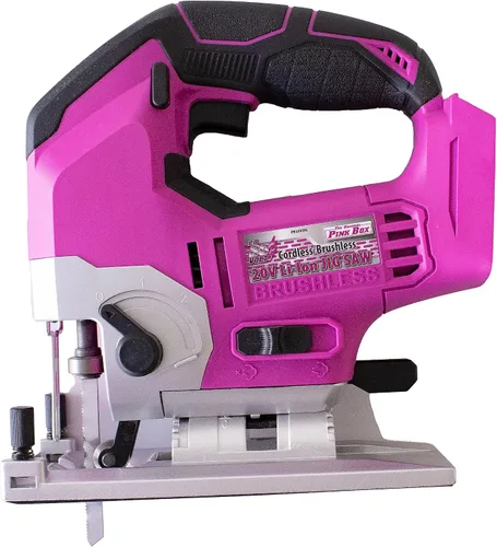 Vista 2 de The Original Pink Box Rompecabezas inalámbrico sin escobillas de iones de litio de 20 V con batería de 2 Ah, rosa