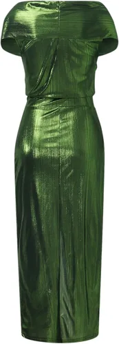 Vista 5 de Vestido de moda para mujer sexy con cuello en V bronce sexy para la cadera
