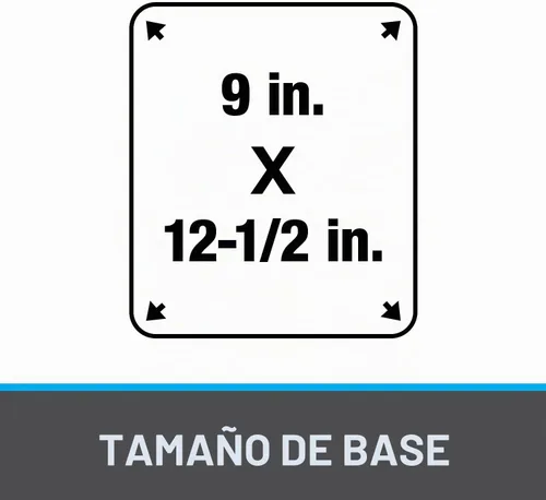 Vista 6 de Oatey 12933 Aluminio 2" Diámetro de tubería 9" x 12.5" Base No-Calk Roof Flashing