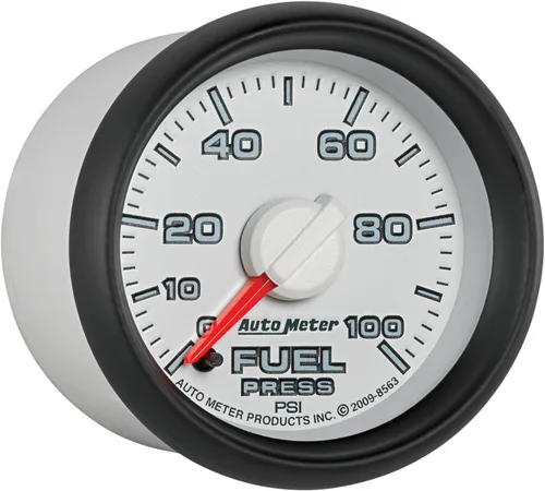 Vista 4 de Auto Meter 8563 Factory Match 2-1/16" 0-100 PSI Presión de combustible para Dodge