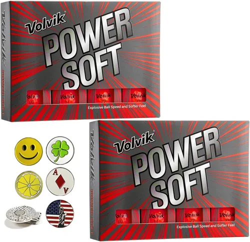 Vista 10 de Volvik Power Soft Explosive Ball Speed Golf Balls Set de regalo