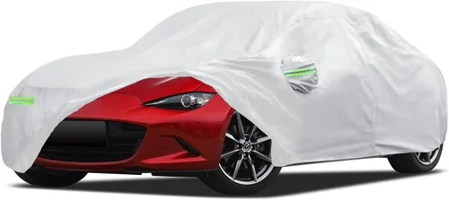 Vista 64 de Migaven Car Cover Custom Fit for Jeep Wrangler 2 Door 1987-2026 JK JL CJ YJ TJ, Waterproof Rain Sun Protection with Door Zipper & Inner Cotton