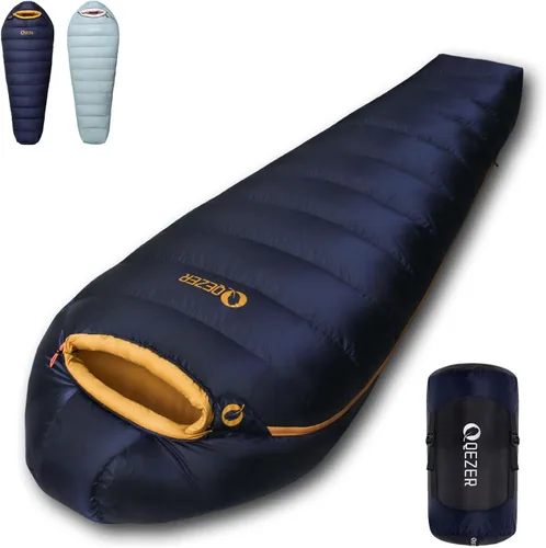 Vista 8 de Down Mummy Sleeping Bag for Adults, Ultralight Backpacking