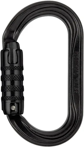 Vista 3 de Petzl OXAN High-Strength Steel Oval Carabiner - ANSI/NFPA Anchor Connector