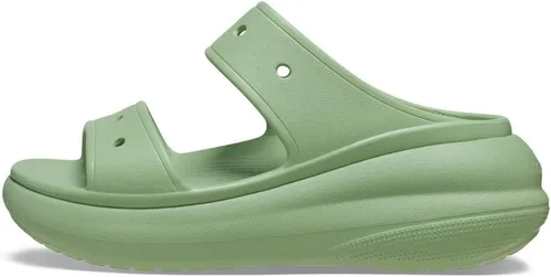 Vista 3 de Crocs Sandalias clásicas unisex para adultos Crush Verde Pálido