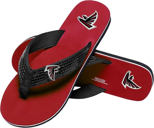 Vista 37 de FOCO Womens NFL Team Logo Sequin Strap Sandals Flip Flops