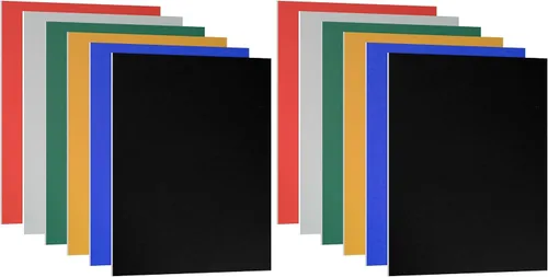 Vista 6 de PATIKIL Juego de láminas de aluminio anodizado de 3.3 x 2.1 x 1/32 pulgadas, 6 piezas de placa de aluminio rectangular de metal de 0.031 in