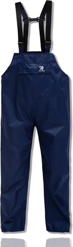 Vista 5 de RainRider Pantalones con peto de lluvia para hombres y mujeres, pantalones de seguridad Oxford 150D, pantalones de trabajo resistentes al agua